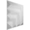 Ekena Millwork Bolt EnduraWall Decorative 3D Wall Panel, White, 19 5/8"W x 19 5/8"H WP20X20BTWH - alternate 7